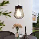 Kültéri függőlámpa és E14 filament LED